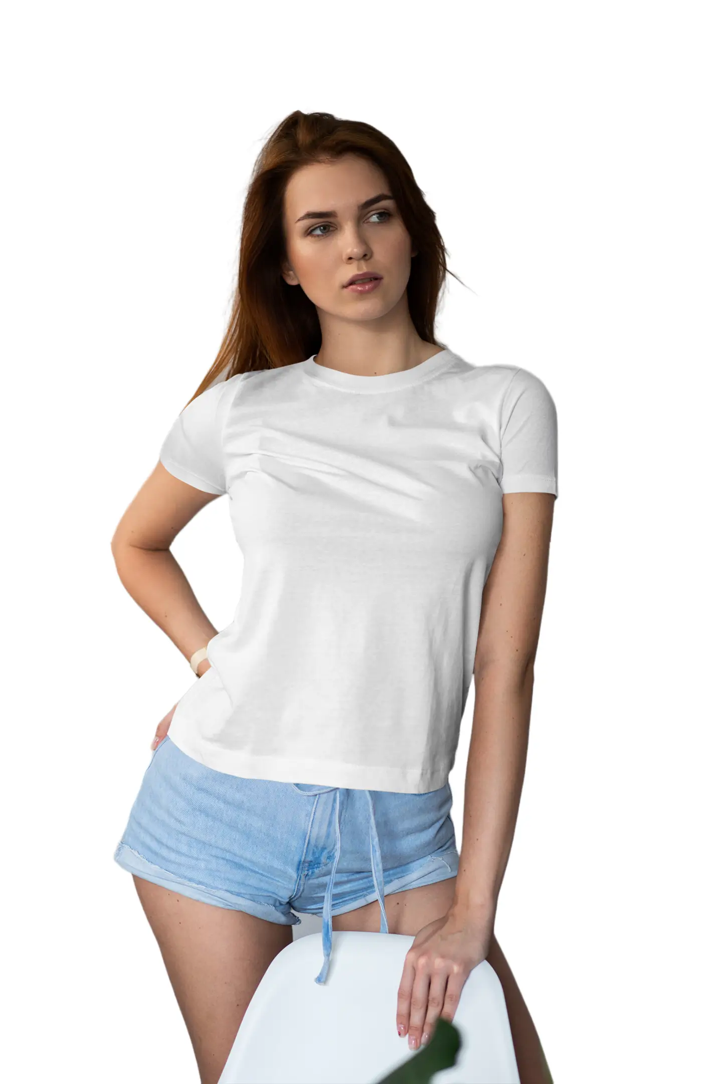 100% Organic Cotton Evergreen T-shirt for Women
