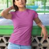 women's round neck t-shirt